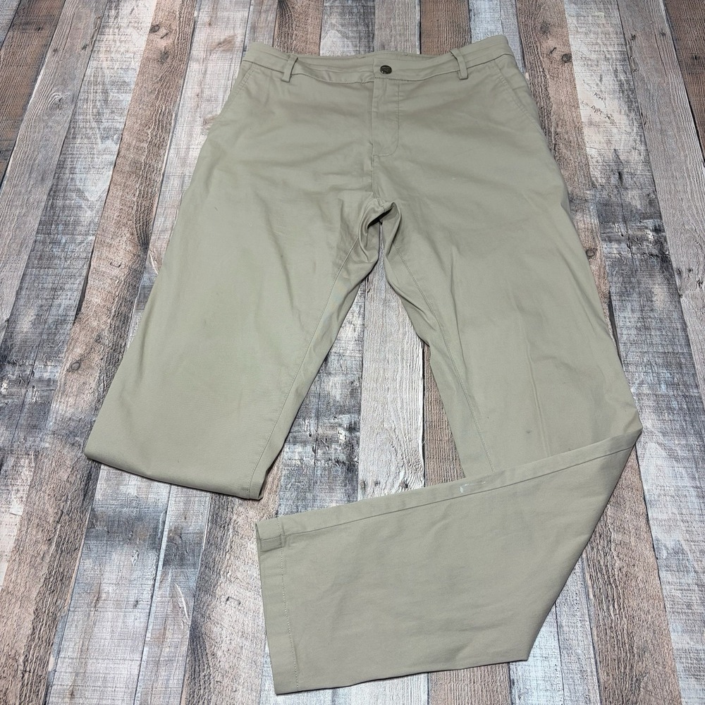 Birddogs Pants Mens 30x32 Khaki Performance Stretch Chino Light Brown